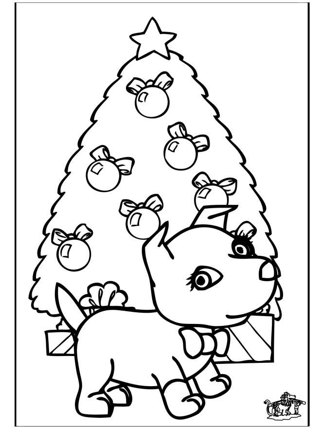 christmas-dog-2-coloring-pages-christmas