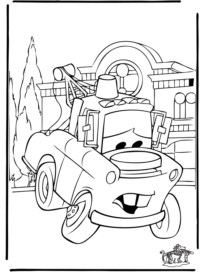 6100 Coloring In Pages Of Cars  Free