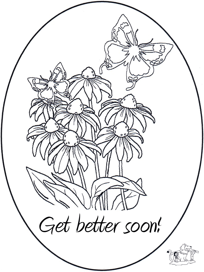 Get Well Coloring Pages Coloring Pages Get Well Wishes Coloring