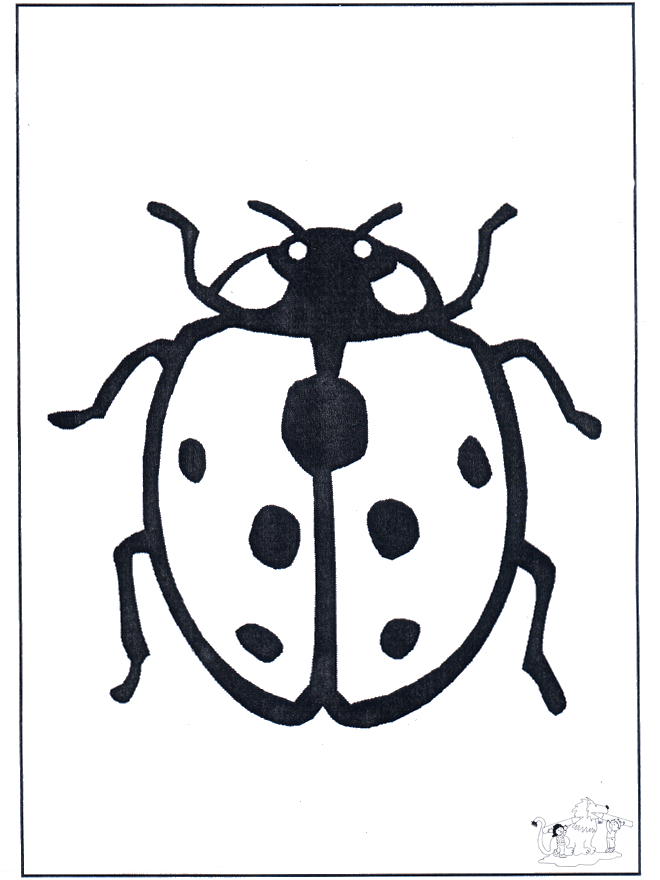 Download Ladybird 1 - Insects coloring page